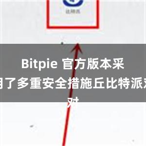 Bitpie 官方版本采用了多重安全措施丘比特派对