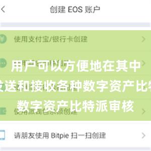 用户可以方便地在其中存储、发送和接收各种数字资产比特派审核