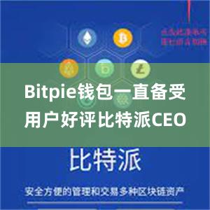 Bitpie钱包一直备受用户好评比特派CEO