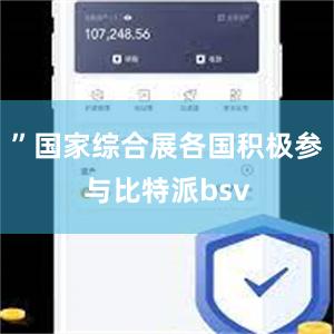 ”国家综合展各国积极参与比特派bsv