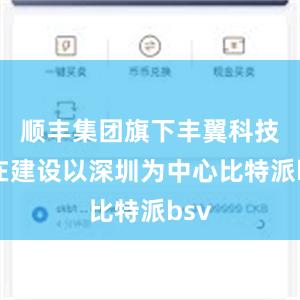 顺丰集团旗下丰翼科技正在建设以深圳为中心比特派bsv